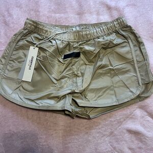 Essentials Women's Athletic Tan Shorts